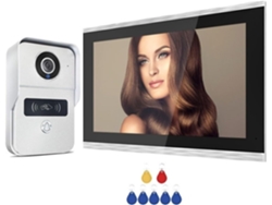 2mp 1080p 10 Pouces Interphone Video Écran Tactile Sans Fil Wifi Sonnette Filaire Para Villa