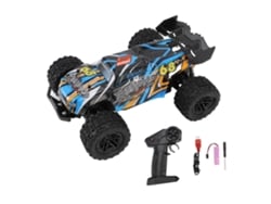 Ats-coche De Control Remoto Off Road 2.4g De Alta Velocidad Con Derrape Realista Azul Eléctrico Juguete