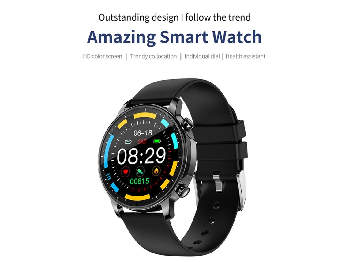 Smartwatch YIZHOOD TE518 IP67 resistente al agua Rastreador de ejercicios Rojo