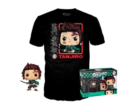 T-shirt FUNKO Pop! Tees Tanjiro Kamado Demon Slayer (Tam.: L)