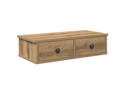 Maison Exclusive - Estante De Pared Cajones Madera Contrachapada Roble Artesanal