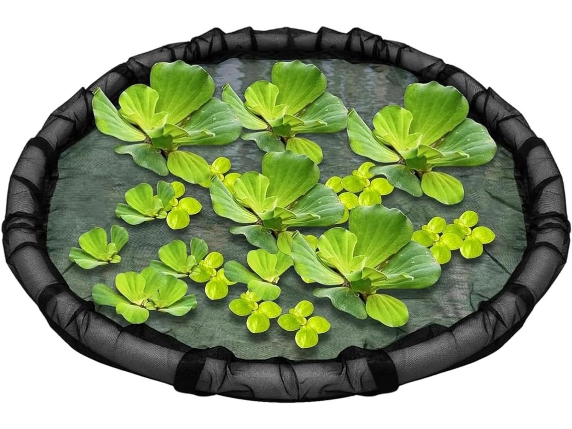 Coral Flotante Para Plantas, Redondo, Flotante, De Malla Fina, Barrera Para Peces Para Estanques De Jardín, Para