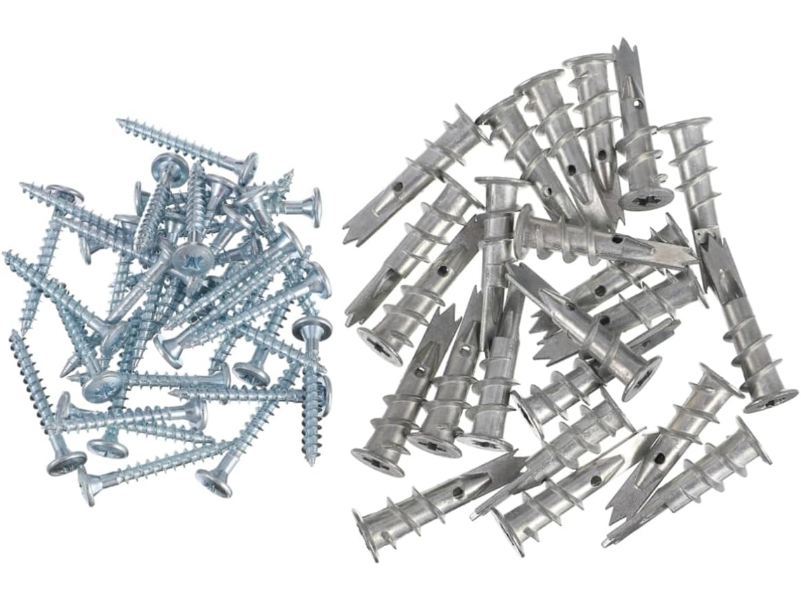 Paquete De 200 Tornillos Autorroscantes De Metal Para Fijación De Placas De Yeso, Compatibles Con Anclajes.