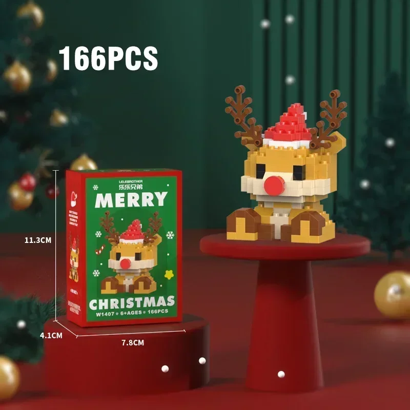 Rompecabezas de reno de Papá Noel MDUG Juguete decorativo de mesa