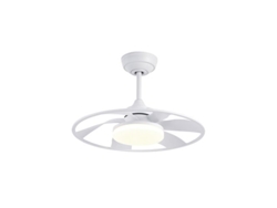 Ventilador Dc Celsius 26w Blanco 6 Aspas 55d 2950lm 3000-4000-6500k 6velocidades Remoto, Memoria Y Temporizador FABRILAMP