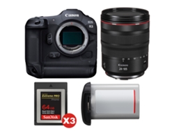 Canon Eos R3 + Rf 24-105mm F/4 L Is Usm + 3 Sandisk 64gb Extreme Pro Cfexpress Type B + Canon Lp-e19 + Ebook “20 Consejos Para Fotos Que Impactan”