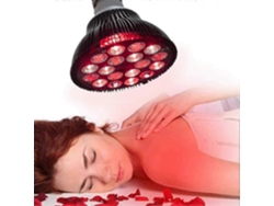 Lámpara de terapia de luz roja, Wolezek 54w 18 LED, dispositivo infrarrojo, luz roja combinada 660n GOKOCO