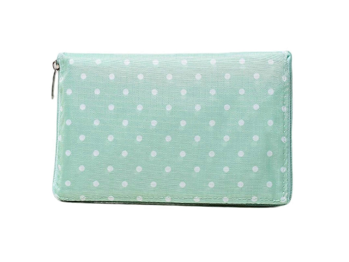 Bolsa de la compra con asa y cierre de cremallera, de fácil acceso, resistente y plegable, estilo cartera, ideal para supermercados en Qinghai. GOKOCO