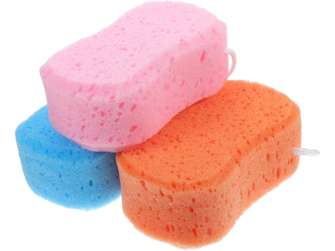 Juego – 3 Piezas – Baño, Esponjas Gruesas