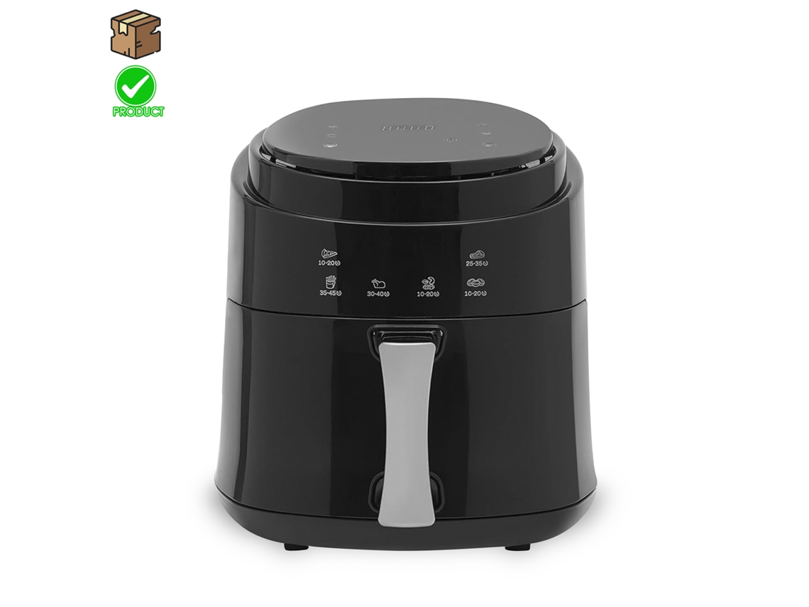 Freidora de aire de 8 L y 1400 W. Panel táctil. Producto con embalaje dañado.