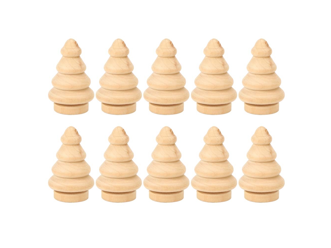 10 Piezas De Madera De Cerezo Chino Para Manualidades, Ideales Para Pintar Y Decorar El Hogar.