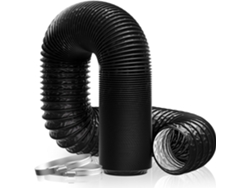 Manguera Drenaje Aluminio Pvc Diámetro 100mm Con 2 Pinzas Para Aire Acondicionado Móvil Secador Ventilación