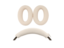 Accesorios para auriculares Sony WH H920N, almohadillas de silicona color blanco crema y diadema. Yunzii (dos juegos)
