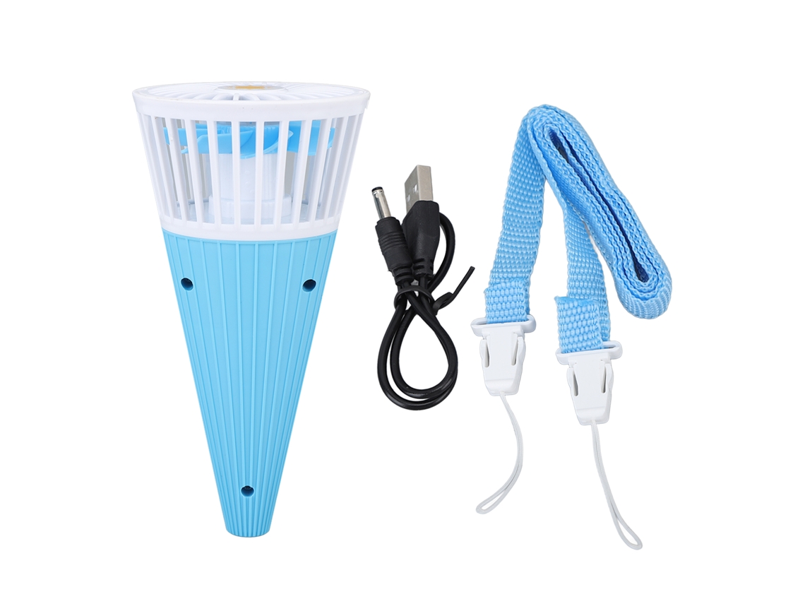 Ventilador de cuello portátil blanco - Verano