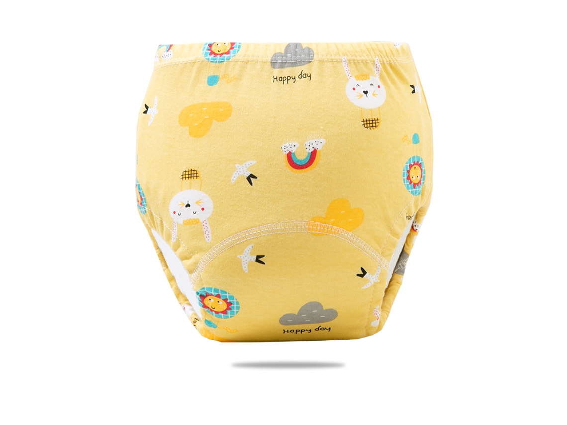 Pañales lavables para bebé, calzoncillos de entrenamiento, talla 110, amarillo (apto para gatos de 25 a 40 años)