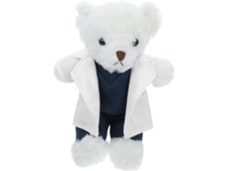 Oso De Peluche Blanco Con Disfraz De Médico - Regalo Decorativo