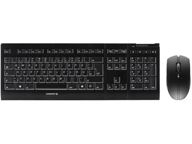 Teclado CHERRY B.UNLIMITED 3.0 (Inalámbrico - Layout Alemán - Teclado Numérico)