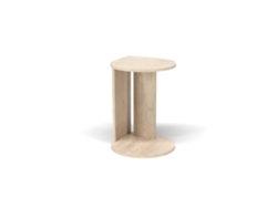 Mesa auxiliar HERDASA Trébol roble claro 62 x 46 x 55 cm