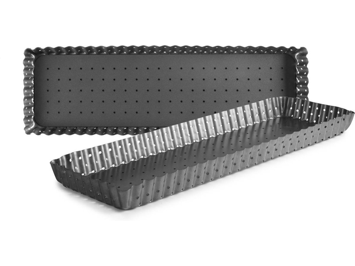 Forma de Torta IBILI Rectangular Antiadherente (35x11x3 cm - Hierro - 1 Und)
