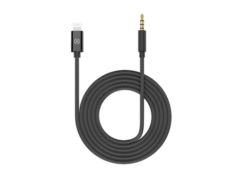 Cable Teléfono Móvil Lightning CELLY Negro