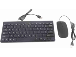 Conjunto De Teclado Y Cable Usb Ultrafino (negro)