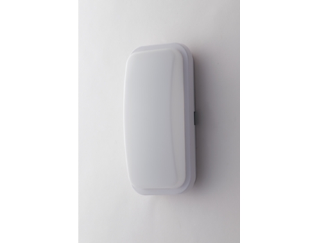 SHELLY Plafón de exterior LED blanco rectangular 20W 3000K (luz cálida) IP65