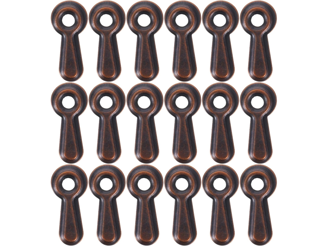 Juego de 100 clips metálicos para marcos, acabado cobre rojo, accesorios de montaje, tornillos, piezas versátiles - GOKOCO