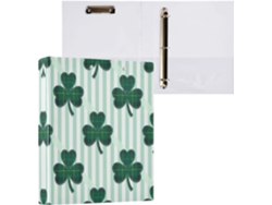 Besportble Carpeta De San Patricio Y Anillas Redondo Con Portapapeles Oficina 27,9 X 21,6 Cm 31,5 27 6