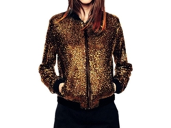 2026-chaqueta Casual Sin Cuello Slim Con Brillos Para Mujer Con Cremallera 2xl Oro