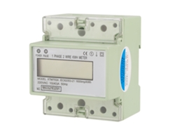 Contador de kWh electrónico digital monofásico de carril DIN de 220 V y 10(40) A