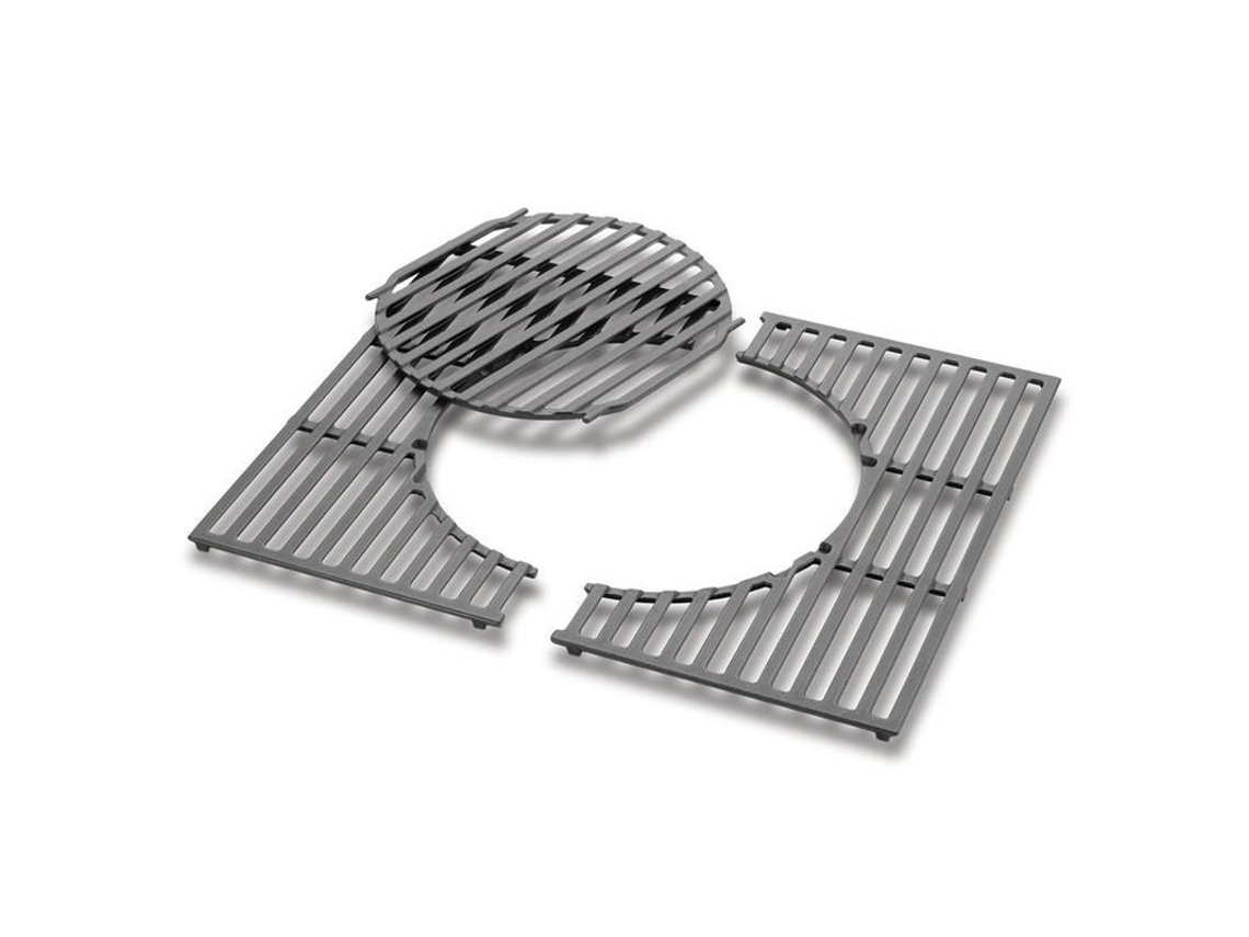 Juego de 2 Parrillas GBS WEBER para Spirit 2 Quemadores (Acero Fudido)