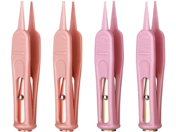 Pinzas Nasales De Plástico Con Estuche, Utilizadas Para Limpiar La Mucosidad Nasal De Los Bebés, Con Luz Led.