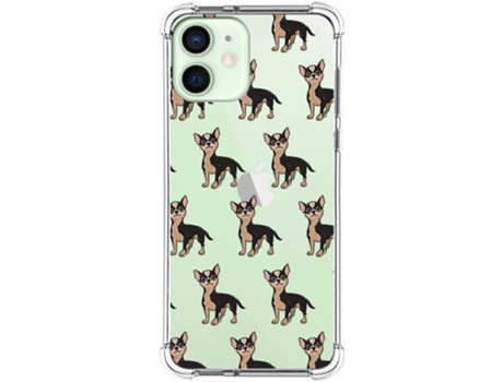 Carcasa iPhone 12 Mini (5.4) TUMUNDOSMARTPHONE Dibujos Antigolpes Perros 11 Multicolor