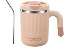 Tazas De Café Térmicas De 473 Ml (16 Oz) - Ideales Para Uso En La Oficina. Fabricadas Con Acero Inoxidable Sus 304 Y Doble Pared (rosa).