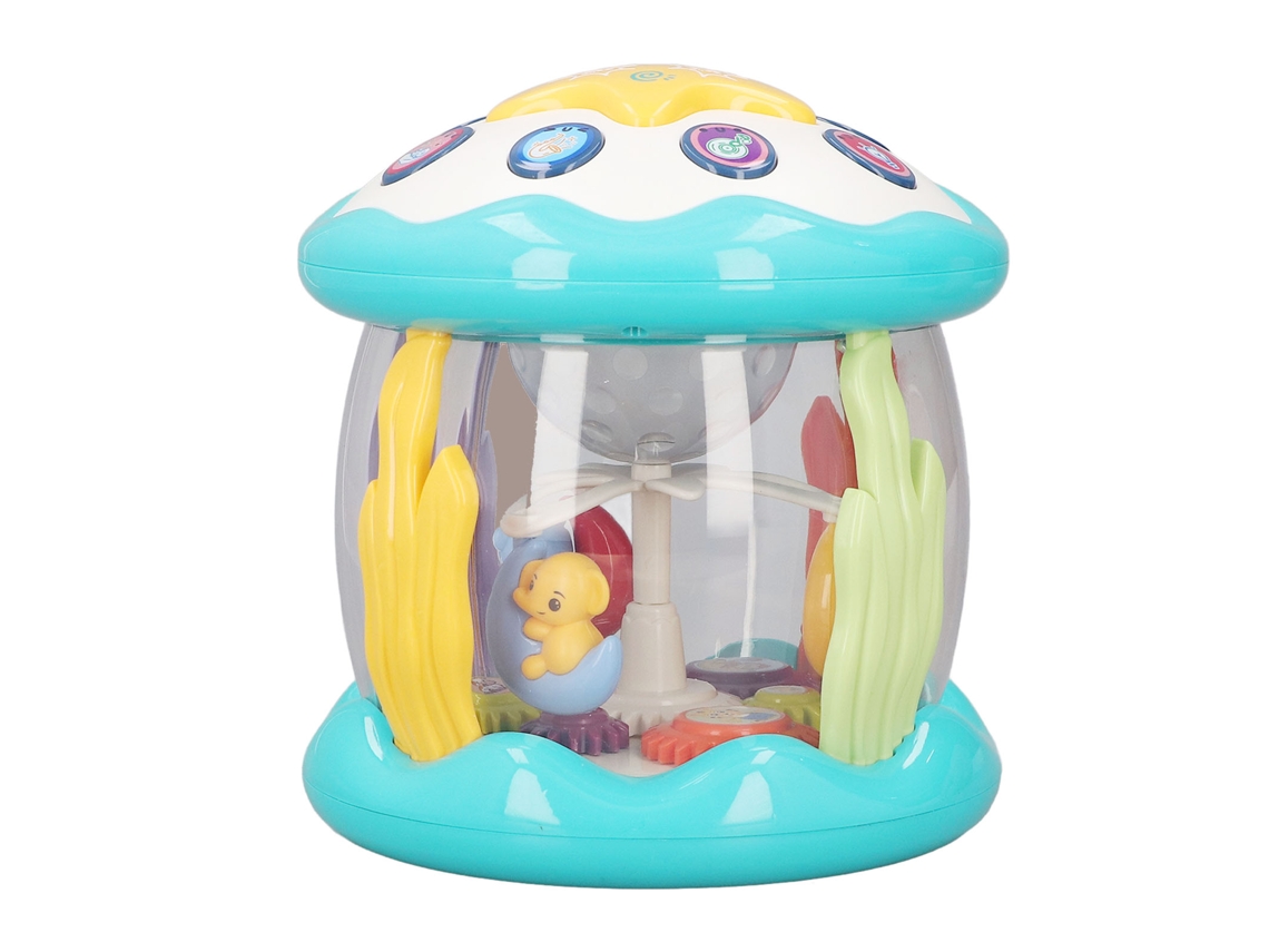 Yncm-juguete De Tambor Musical Para Niños, Juguete Sensorial Con Luz Y Música, Juguete Musical Para Bebés