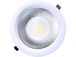 Lámpara de Techo JANDEI LED Downlight Redondo Empotrado (30W - Luz Blanca Fría - 6000K)