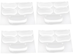 Kit De 20 Piezas De Protectores Transparentes Para Asiento De Inodoro De Repuesto