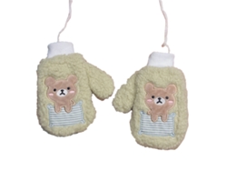 NEVEANCE Guantes de Invierno para Niños con Forro de Lana Guantes de Punto Elásticos con Dedos Completos Guantes Mágicos para Esquí