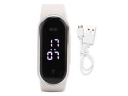 Repelente De Mosquitos Ultrasónico Con Pulsera, Pantalla Digital Led, Todo En Chino