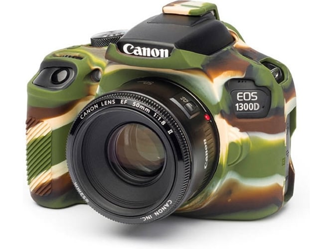Funda silicona EASYCOVER Canon 1300D/2000D Camuflaje
