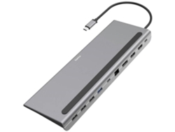 Hama 00200100 Estación de acoplamiento USB-C adecuada para marcas Universal Power (estaciones de acoplamiento para portátiles)