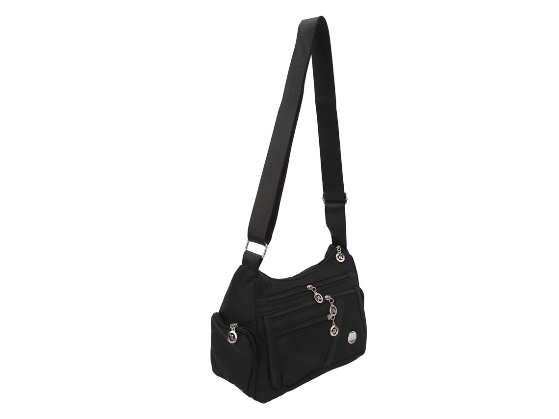 Bolso De Hombro Informal De Nailon Para Mujer Con Múltiples Bolsillos Y Gran Capacidad.