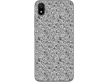 Carcasa Xiaomi Redmi 7A TUMUNDOSMARTPHONE Letras Multicolor