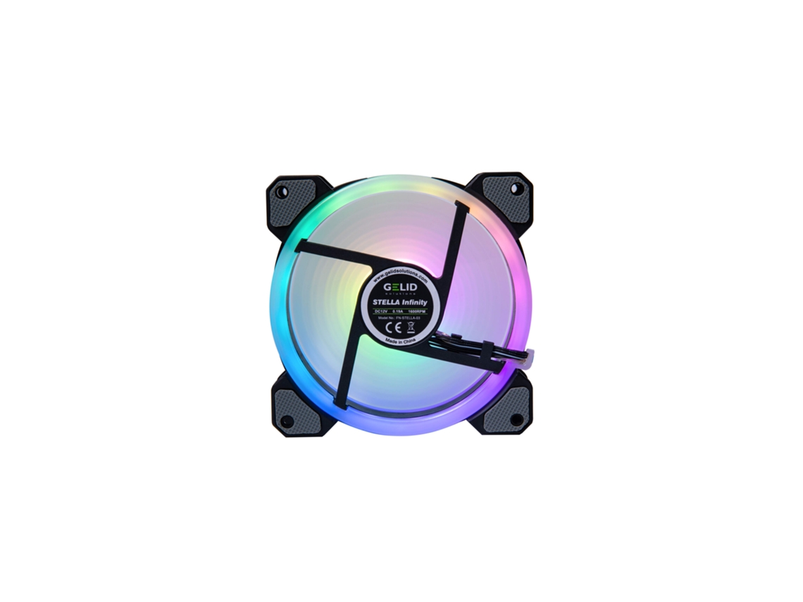 Ventilador de caja de PC GELID SOLUTIONS Stella Infinity ARGB