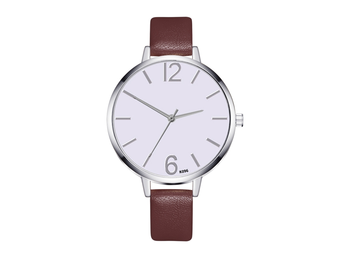 Reloj De Cuero Sencillo De Estilo Coreano Para Mujer Zhoulianfa, Ideal Para Negocios Y Café.