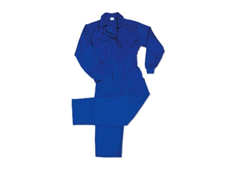 Ropa buzo tergal azul cremallera t-52 388bt