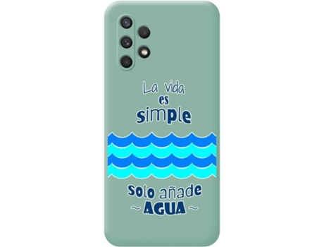 Carcasa Samsung Galaxy A32 4G TUMUNDOSMARTPHONE Agua Verde