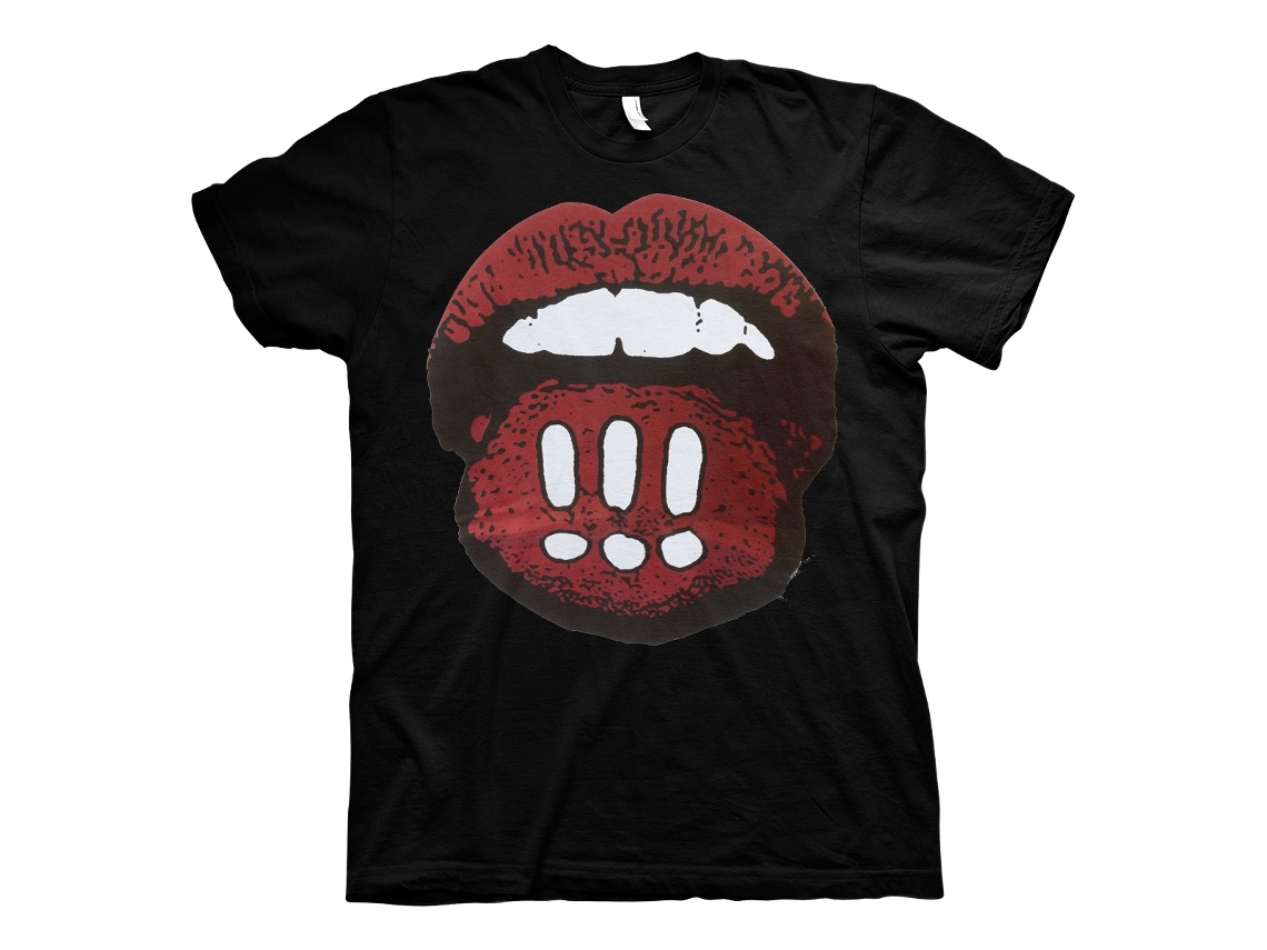 !!! Mouth Black T-shirt Rockinstone Unisex Adults Best Sellers Size:xxl