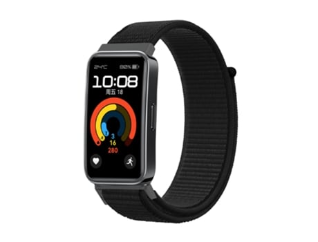 Pulseira de relógio de nylon para Huawei Band 9 / Huawei Band 8 Negro