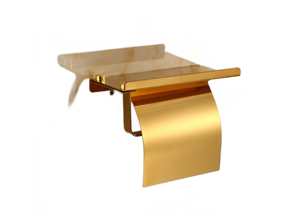 Portarrollos de Papel Higiénico XGF Dorado
